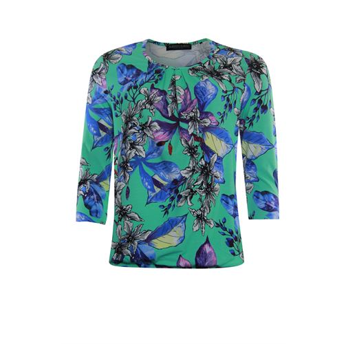 Roberto Sarto dameskleding t-shirts & tops - t-shirt blouson. beschikbaar in maat  (groen,multicolor,paars,roze)