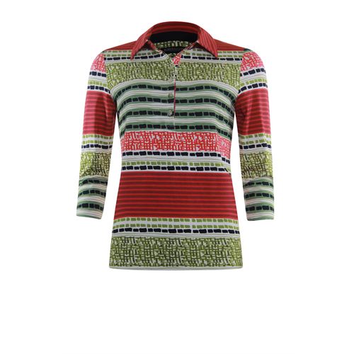 Roberto Sarto ladieswear t-shirts & tops - t-shirt polo. available in size  (blue,multicolor,olive,red)