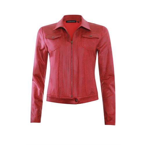 Anotherwoman ladieswear coats & jackets - coated jacket with collar. available in size  (red)