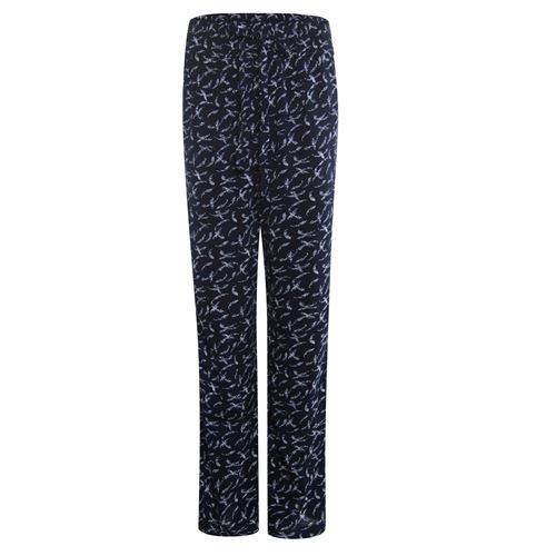 Anotherwoman dameskleding broeken - broek met rechte wijde pijp.. beschikbaar in maat  (blauw,ecru,multicolor)