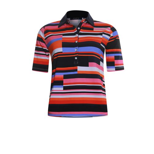 RS Sports ladieswear t-shirts & tops - blouson polo s/s. available in size  (multicolor)
