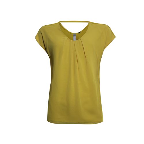 Poools ladieswear t-shirts & tops - t-shirt woven front. available in size 46 (yellow)