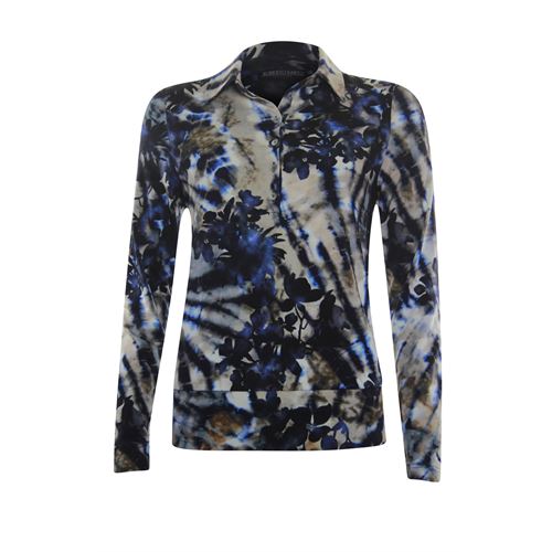 Roberto Sarto dameskleding t-shirts & tops - t-shirt polo blousonmodel. beschikbaar in maat  (blauw,multicolor,rood,zwart)