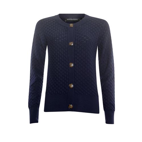 Anotherwoman ladieswear pullovers & vests - cardigan ajour. available in size  (blue)