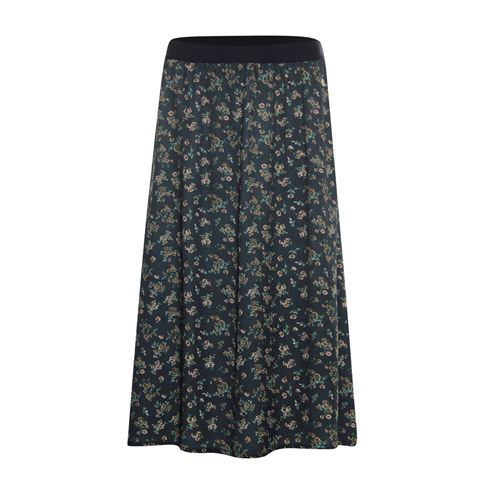 Anotherwoman dameskleding rokken - midi rok terry. beschikbaar in maat 42 (blauw,groen,multicolor,roze)