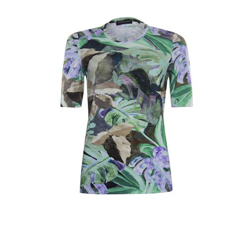 Roberto Sarto ladieswear t-shirts & tops - t-shirt o-neck. available in size  (green,multicolor,olive)