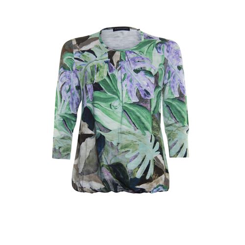 Roberto Sarto ladieswear t-shirts & tops - t-shirt three-quarter sleeve. available in size  (green,multicolor,olive)