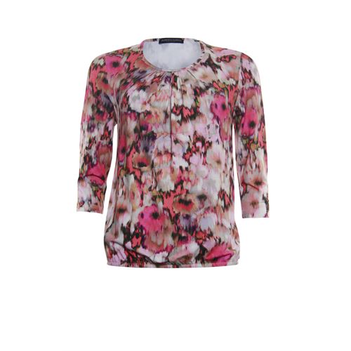 Roberto Sarto ladieswear t-shirts & tops - t-shirt three-quarter sleeve. available in size  (brown,multicolor,pink)
