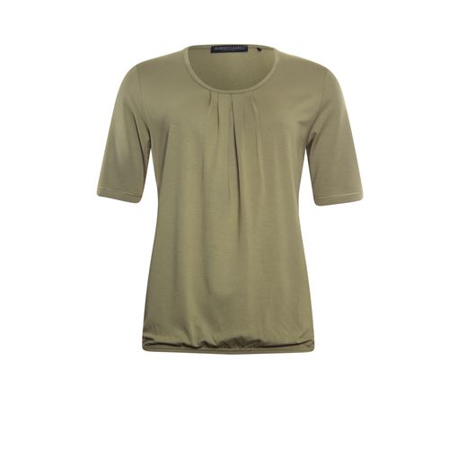 Roberto Sarto dameskleding t-shirts & tops - blouson met ronde hals. beschikbaar in maat  (bruin)