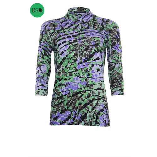 Roberto Sarto dameskleding t-shirts & tops - polo shirt. beschikbaar in maat  (groen,multicolor)