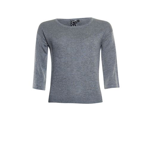 Poools dameskleding truien & vesten - sweater shiny. beschikbaar in maat 42 (grijs)
