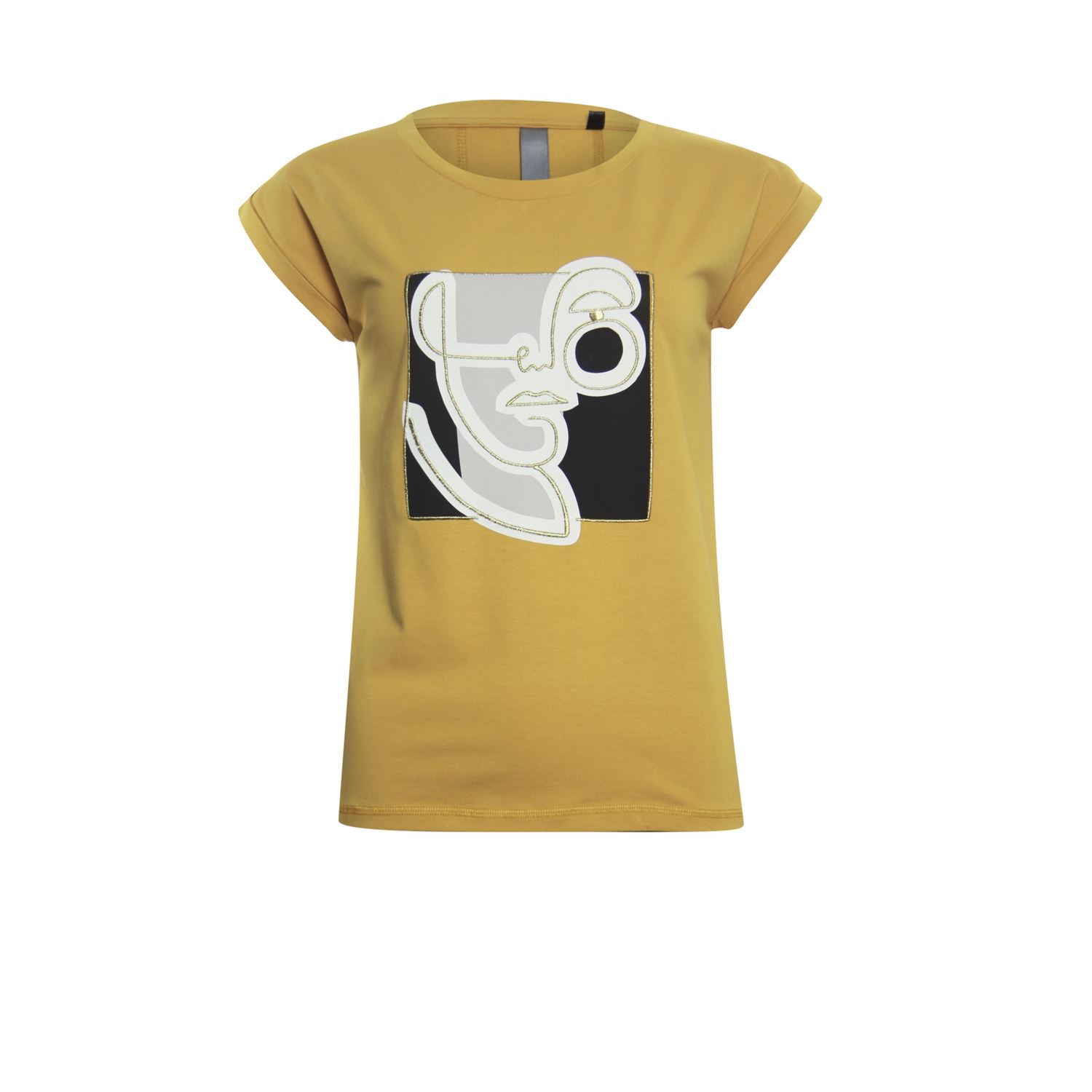 Ineenstorting Zachtmoedigheid ontwerp Poools T-shirt art print - Shop Poools dameskleding online