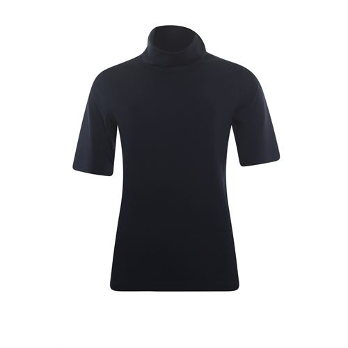 Roberto Sarto ladieswear t-shirts & tops - t-shirt rollcollar with short sleeves. available in size  (blue)