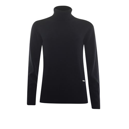 Roberto Sarto ladieswear pullovers & vests - pullover rollcollar wool. available in size  (black)