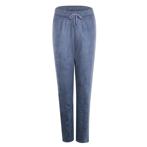 Poools ladieswear trousers - pant suede look. available in size 36,38,40,42,44 (blue)