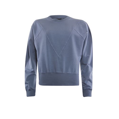 Poools dameskleding t-shirts & tops - sweater wijde mouw. beschikbaar in maat 38 (blauw)