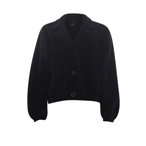 Poools dameskleding truien & vesten - cardigan hairy. beschikbaar in maat 36,38,40,42,46 (zwart)
