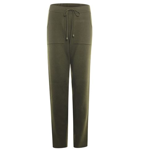 Poools ladieswear trousers - pant knitted. available in size 36,38,40,42,44,46 (olive)