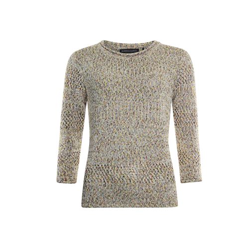 Roberto Sarto ladieswear pullovers & vests - pullover o-neck. available in size 38,44 (brown,multicolor,off-white,yellow)