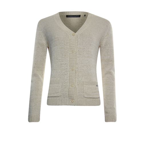 Roberto Sarto dameskleding truien & vesten - vest met v-hals. beschikbaar in maat 46,48 (ecru)