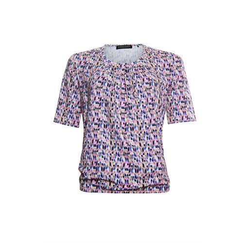 Roberto Sarto ladieswear t-shirts & tops - t-shirt blouson o-neck. available in size  (multicolor,pink)