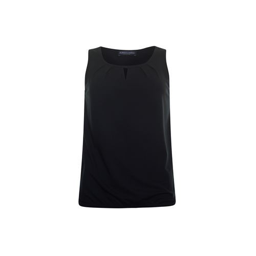 Roberto Sarto dameskleding t-shirts & tops - singlet blouson met ronde hals en strass. beschikbaar in maat  (zwart)