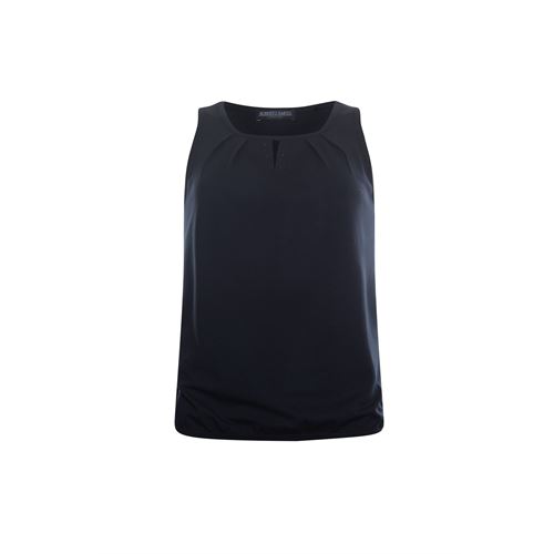 Roberto Sarto dameskleding t-shirts & tops - singlet blouson met ronde hals en strass. beschikbaar in maat 38 (blauw)