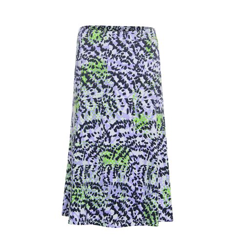 Roberto Sarto ladieswear skirts - skirt flaired printed. available in size  (multicolor,purple)