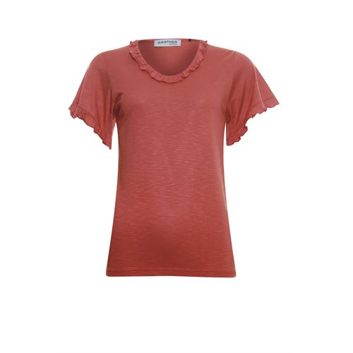 Anotherwoman ladieswear t-shirts & tops - t-shirt volant sleeve. available in size 38,46 (red)