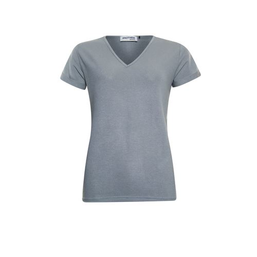 Anotherwoman dameskleding t-shirts & tops - t-shirt crepejersey v k/m. mix 36,38 (blauw)