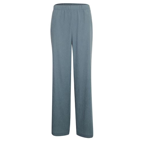 Anotherwoman dameskleding broeken - pants geweven crincle elastische taille. mix  (blauw)