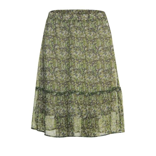 Anotherwoman ladieswear skirts - skirt volant crepe. available in size 36,38,40,42,44,46 (multicolor,olive)