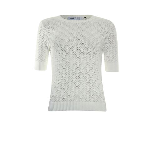 Anotherwoman ladieswear pullovers & vests - pull crochet s/s. available in size 44 (white)