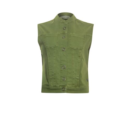 Anotherwoman ladieswear coats & jackets - jacket jeansstyle sleeveless. available in size 36,38,40,42,44,46 (olive)