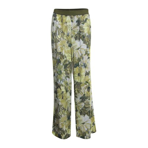 Anotherwoman ladieswear trousers - wide printed pants elastic. available in size 36,46 (multicolor)