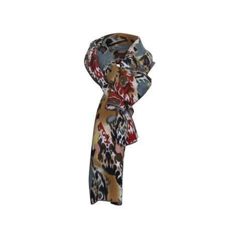Anotherwoman dameskleding accessoires - sjaal met print. beschikbaar in maat one size (multicolor)