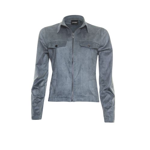 Poools dameskleding jassen & blazers - jacket zip. beschikbaar in maat 38,40,44,46 (grijs)