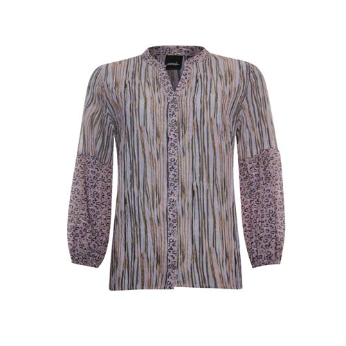 Poools ladieswear blouses & tunics - blouse printmix. available in size 36,38,46 (multicolor)