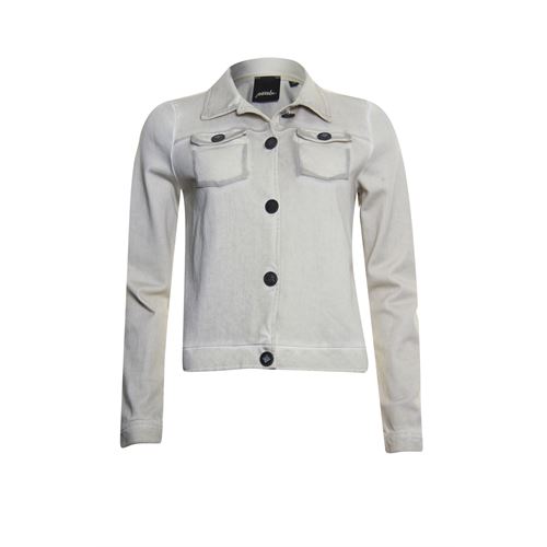 Poools dameskleding jassen & blazers - sweat jacket. beschikbaar in maat 38,40,42,44,46 (ecru)