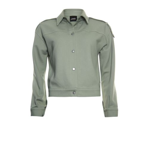 Poools dameskleding jassen & blazers - jacket rib. beschikbaar in maat 36,40,42,44,46 (groen)