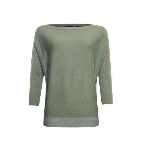 Poools dameskleding truien & vesten - sweater rib. mix 36,38,40,42,44,46 (groen)