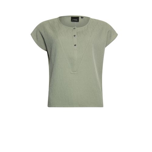 Poools dameskleding blouses & tunieken - blouse s/s. mix 36,38,42 (groen)