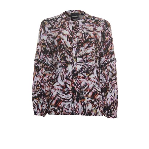 Poools ladieswear blouses & tunics - blouse printed. available in size 46 (multicolor)