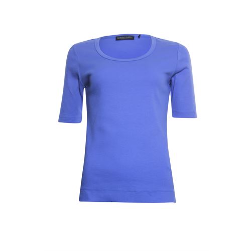 Roberto Sarto dameskleding t-shirts & tops - t-shirt uni  met ronde hals. beschikbaar in maat 40,46 (blauw)