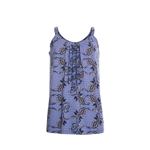 Anotherwoman ladieswear t-shirts & tops - singlet with allover print. available in size 36,38,40,42,44,46 (multicolor)