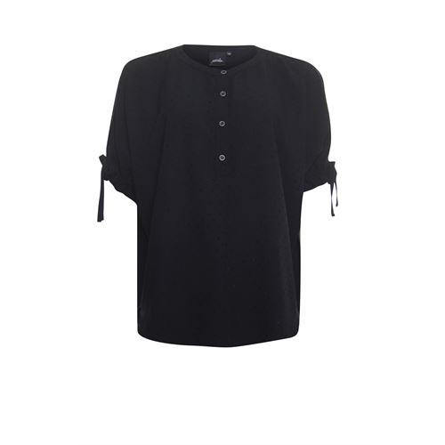 Poools dameskleding blouses & tunieken - blouse wijd. beschikbaar in maat 36,38,40,42,44 (zwart)