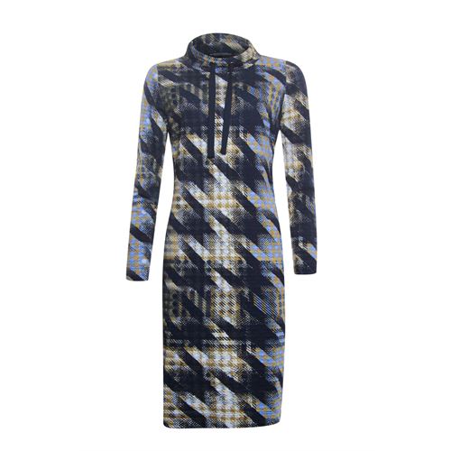Roberto Sarto ladieswear dresses - dress with stand up collar and ong sleeves. available in size 38,40,42,44,46,48 (multicolor)