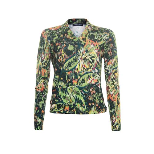 Roberto Sarto ladieswear t-shirts & tops - t-shirt blouson with v-neck and long sleeves. available in size 38,42,44 (multicolor)