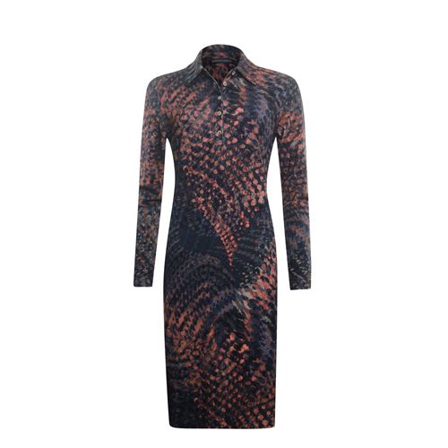 Roberto Sarto ladieswear dresses - dress polo with all over print. available in size 38,40,42,44,46,48 (multicolor)