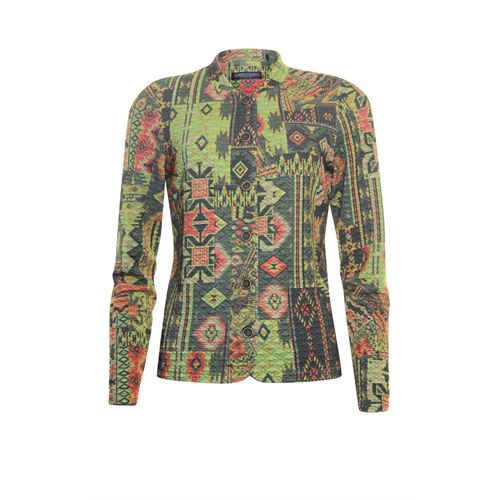 Roberto Sarto ladieswear pullovers & vests - jacket with o-neck and all over print. available in size 46,48 (multicolor)